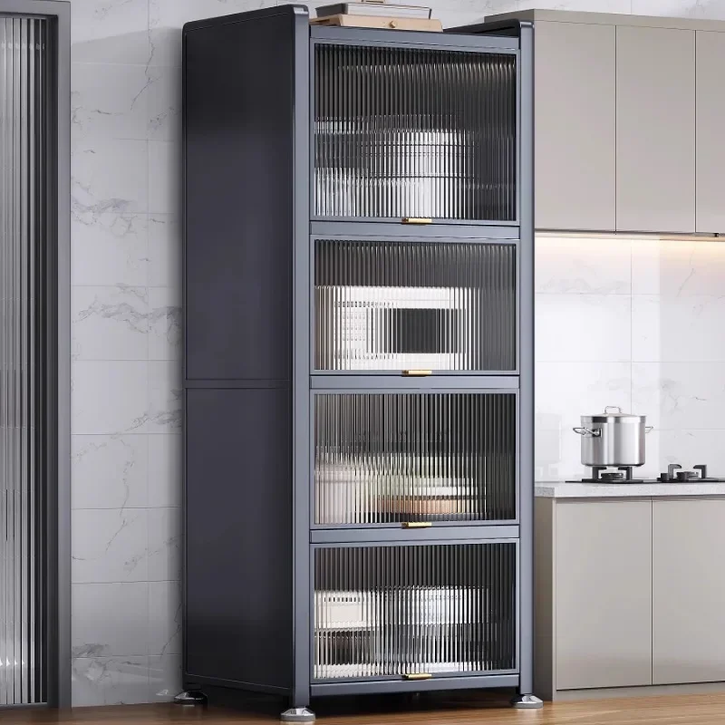 Affordable and high-quality Cross-border Kitchen Rack Floor-to-ceiling Multi-layer Crevice Locker Multifunctional Storage Rack