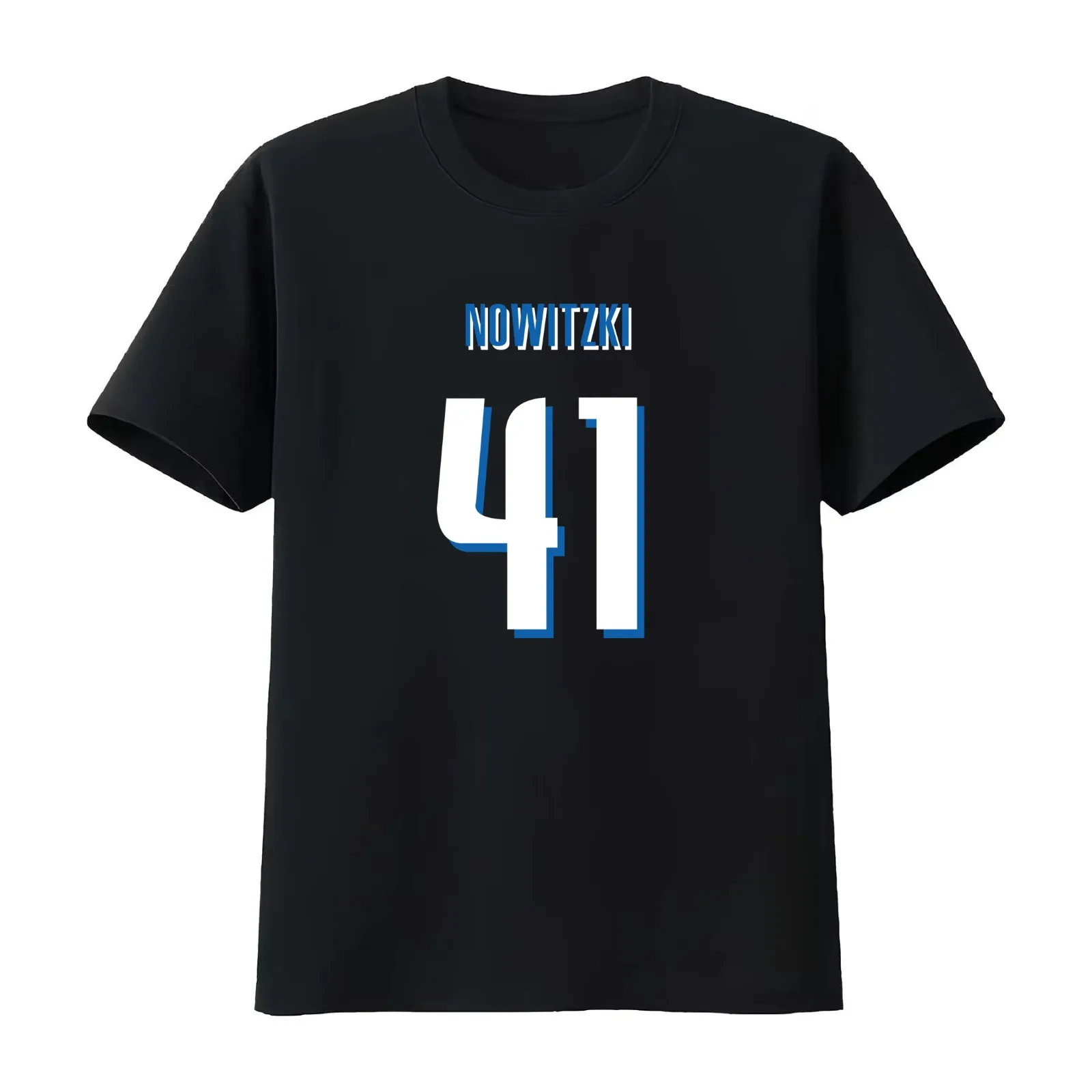Dirk Nowitzki 41 Dallas Gametime T-Shirt Summer Casual Cotton Tee Oversized Streetwear Tops Vintage Graphic Print