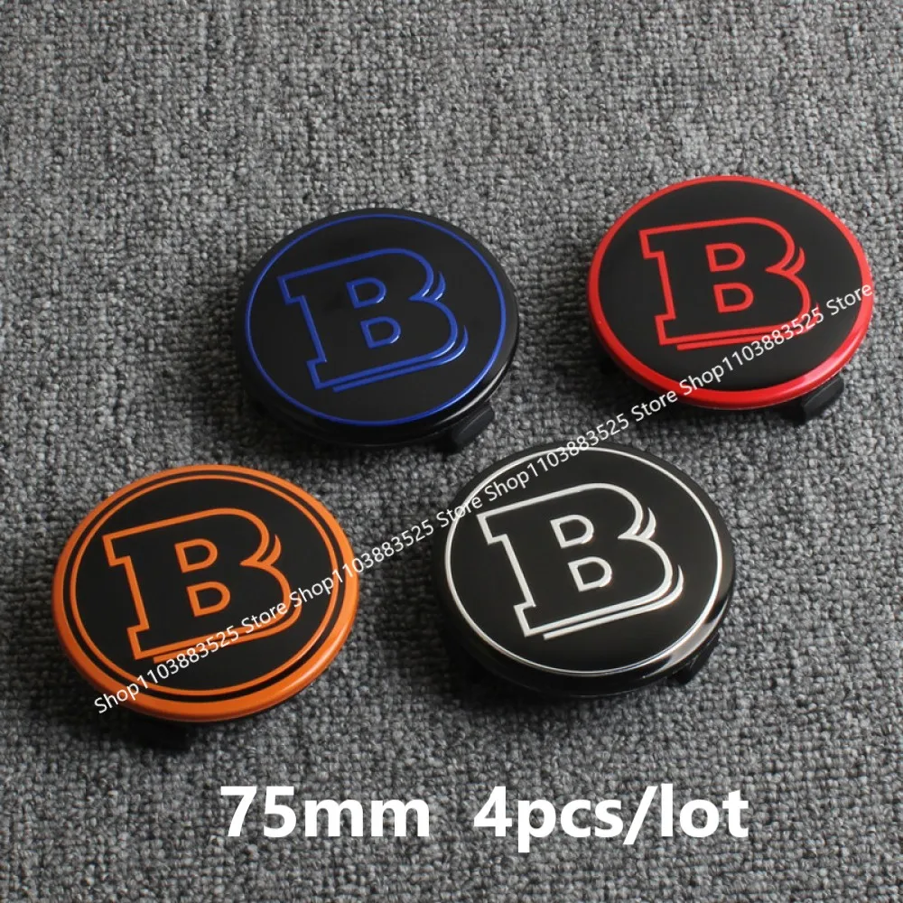 3 tipi di basi 75mm coprimozzo centrale per BRABUS GLA GLC CLA CLS W176 W177 W203 W204 W205 W206 W117 W124 W212 W166 coprimozzo badg