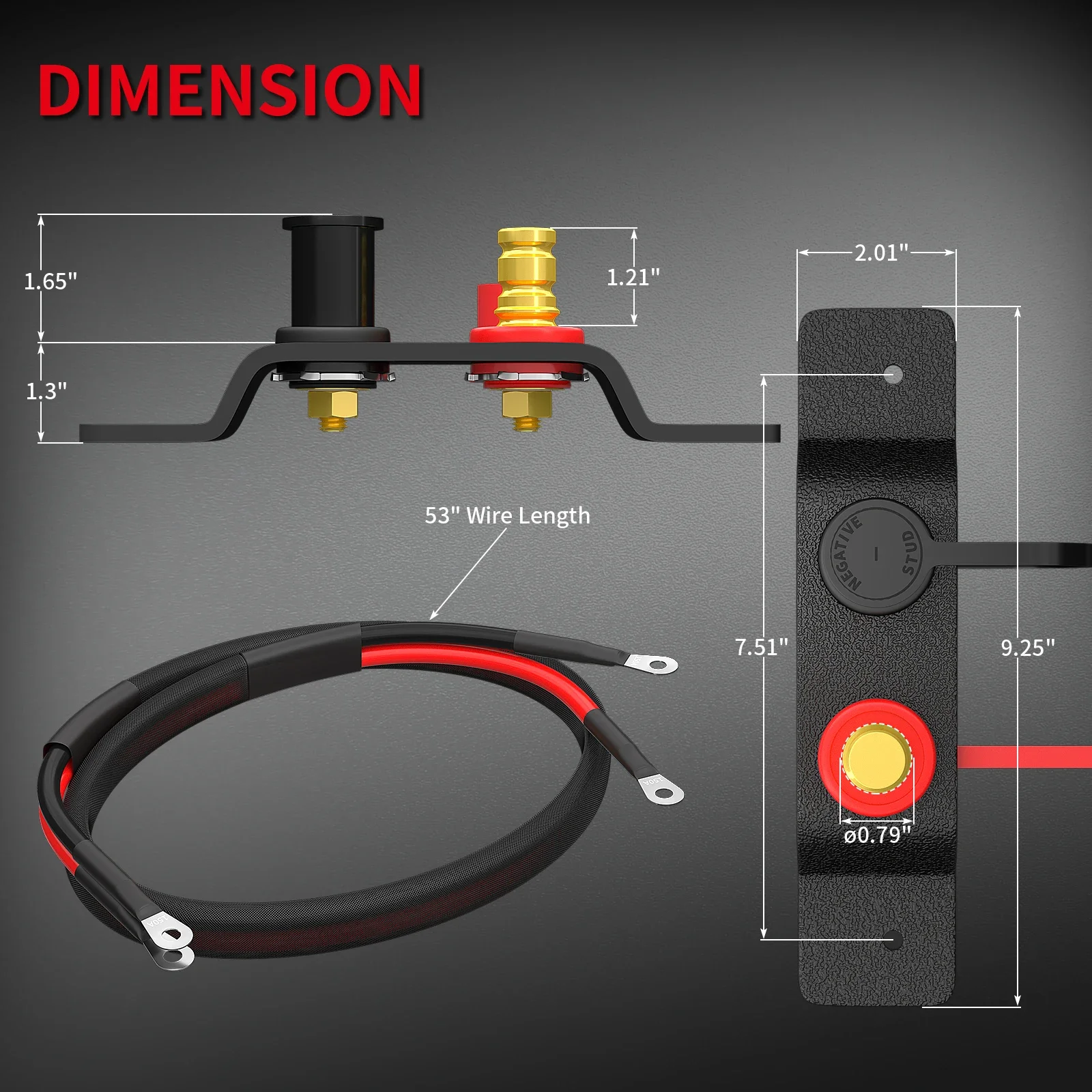 

В наличии BCP-1K Автомобильный аккумуляторный разъем 150А Кронштейн для аккумуляторной батареи Дистанционный комплект для перемещения стартера с проводом Le