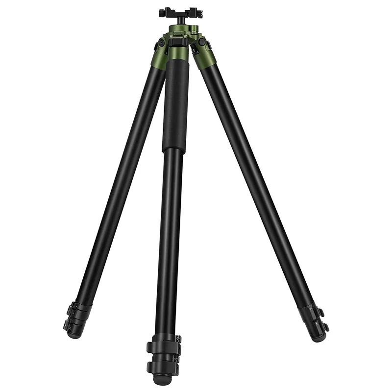 Clamping Tripod Rest Sticks Stand with Integrated 360° Tilt Swivel Clamp Head Lightweight Adjustable Heigth for Outdoor Hunting
