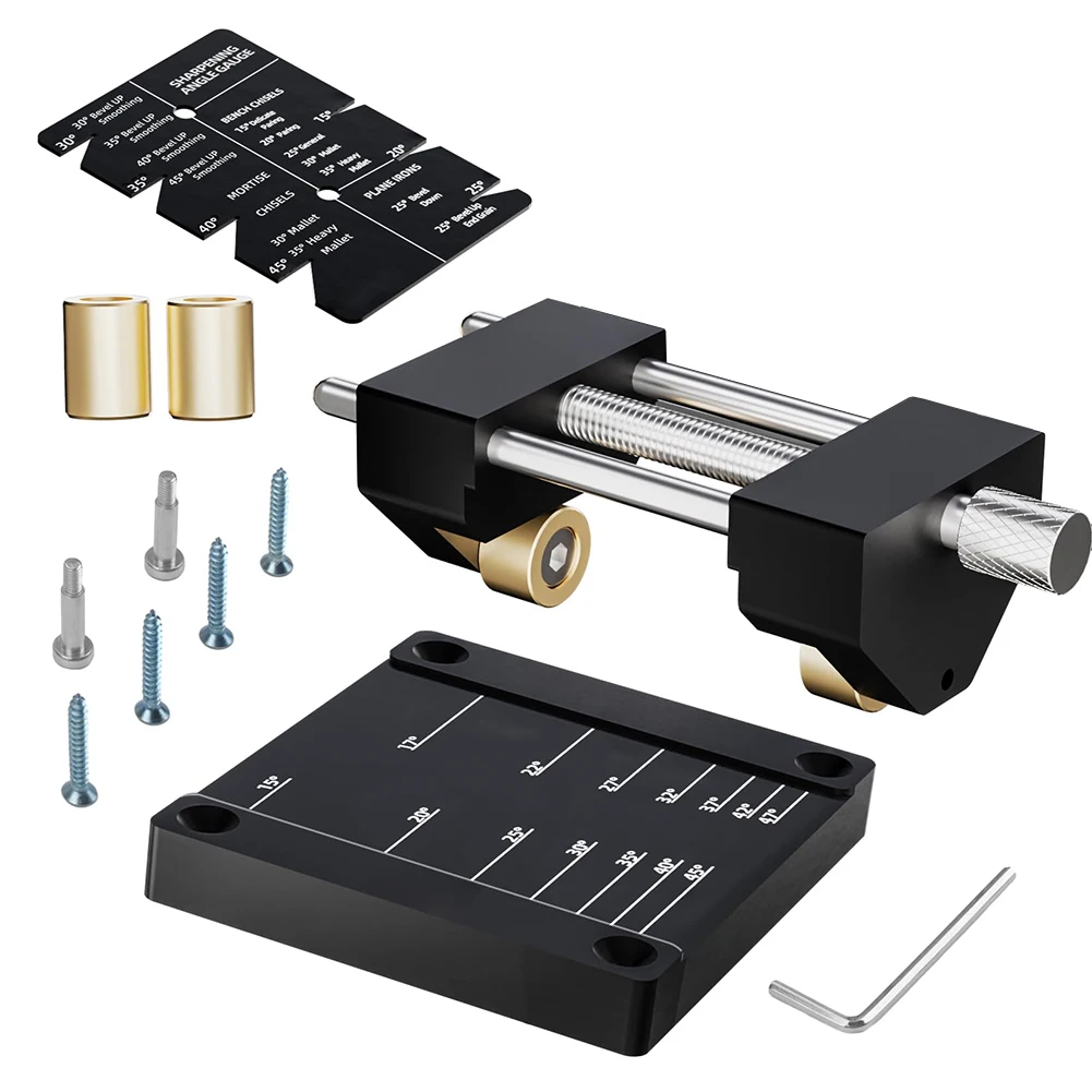 For Woodworking Honing Guide Precision Chisel and Plane Sharpener with Adjustable Angle Fixture for Optimal Results