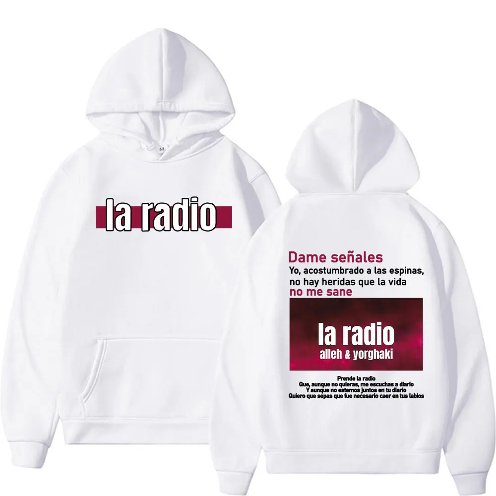 Alleh & Yorghaki La Ciudad Worid Tour هوديس الرجال النساء الملابس المتضخم خمر الهيب هوب هوديي كم طويل بلوزات غير رسمية #6