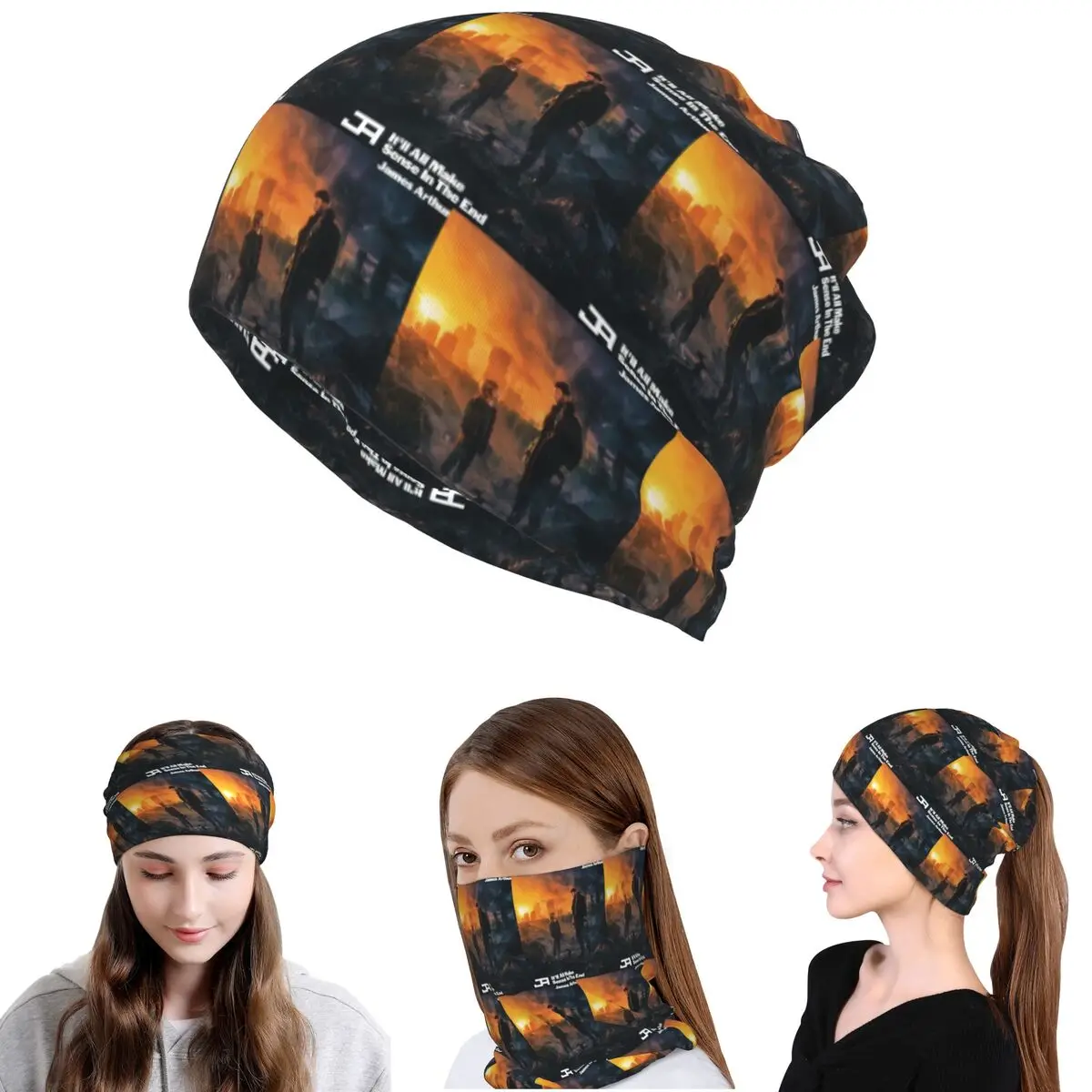 James Arthur It'll All Make Sense In The End Bandana, Halstuch, Wickelmaske, Schal, Mehrzweck-Stirnband, Mütze, Unisex, für Erwachsene