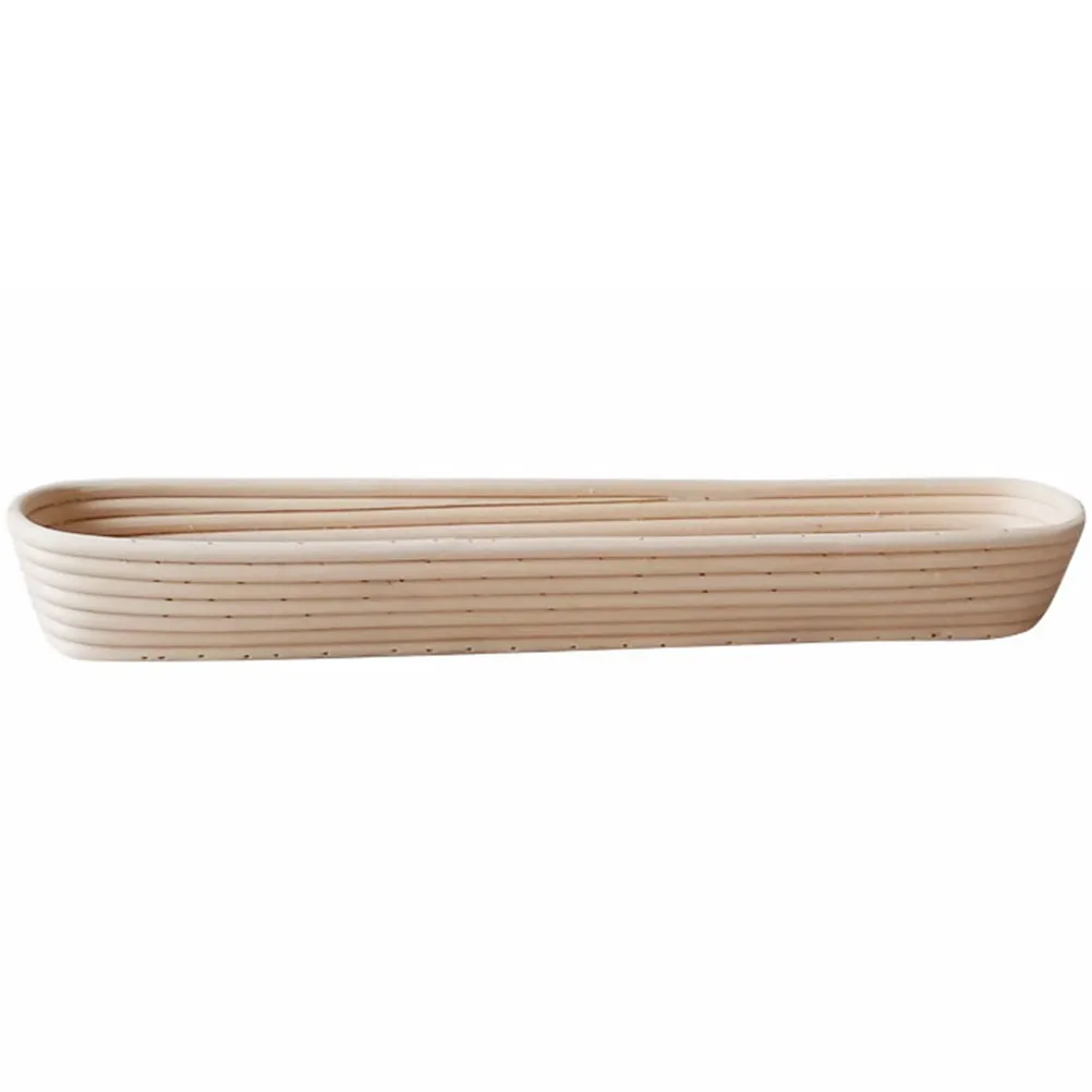 

Bread Fermentation Basket Proofing Bowl Loaf Tool Dough Rattan Sourdough Beige Oval Handmade Banneton