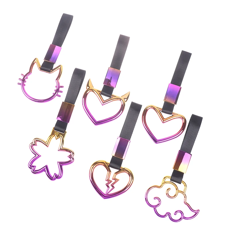 حلقة ملونة لحزام سحب السيارة ، JDM ، قطار ، مقبض حافلة ، حزام يد ، سحر الانجراف ، ملحق سيارة ، 1 روض #4