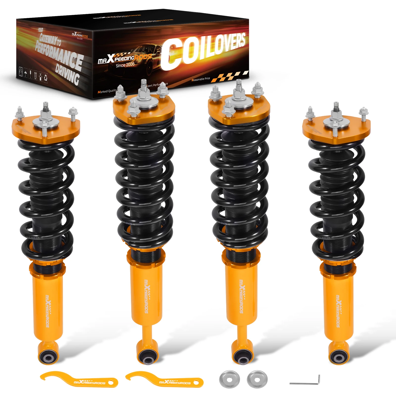 Kit de Suspensão Coilover para LEXUS IS300 IS200, Molas de Amortecedor Ajustáveis para XE10 IS200 IS300 XE10-GXE10 JCE 01-05