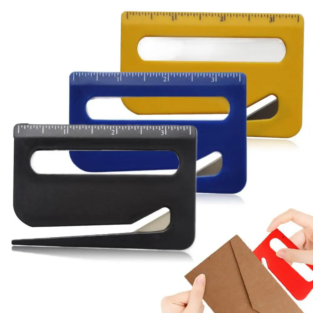 3/6Pcs Envelope Opener Portable Lightweight Envelope Slitter Smooth Email Opening Device Letter Opener Office Envelope Tool