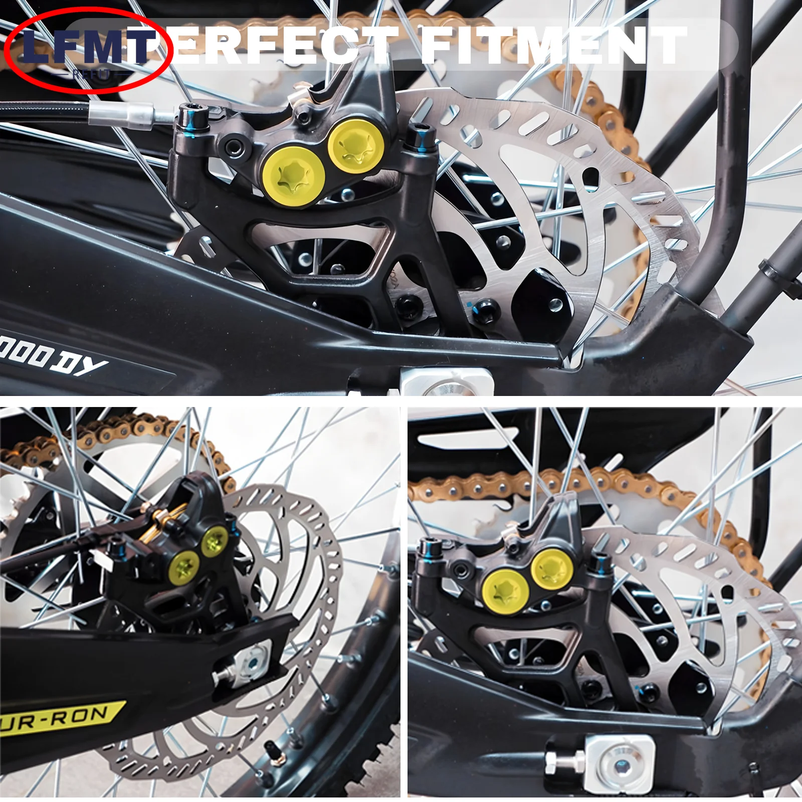 Motorcycle Front Rear Brake Disc Rotor Disk For Surron Sur-Ron Sur Ron Light Bee X & S Electric Dirt Bike Motocross Steel Parts view 3