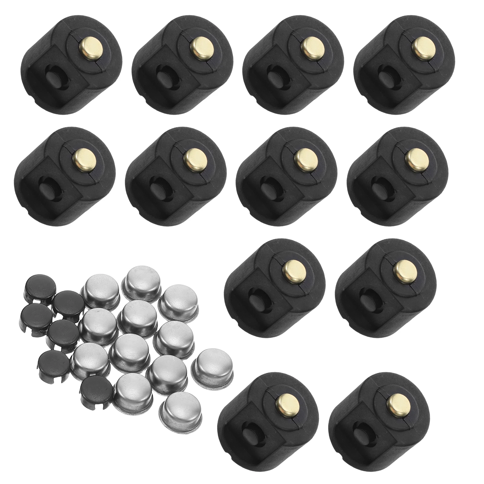 

12 set Flashlight Button Metal Mini Switch End Cap Waterproof For Outdoor Use Push Button Switch End Cap Flashlight Accessories