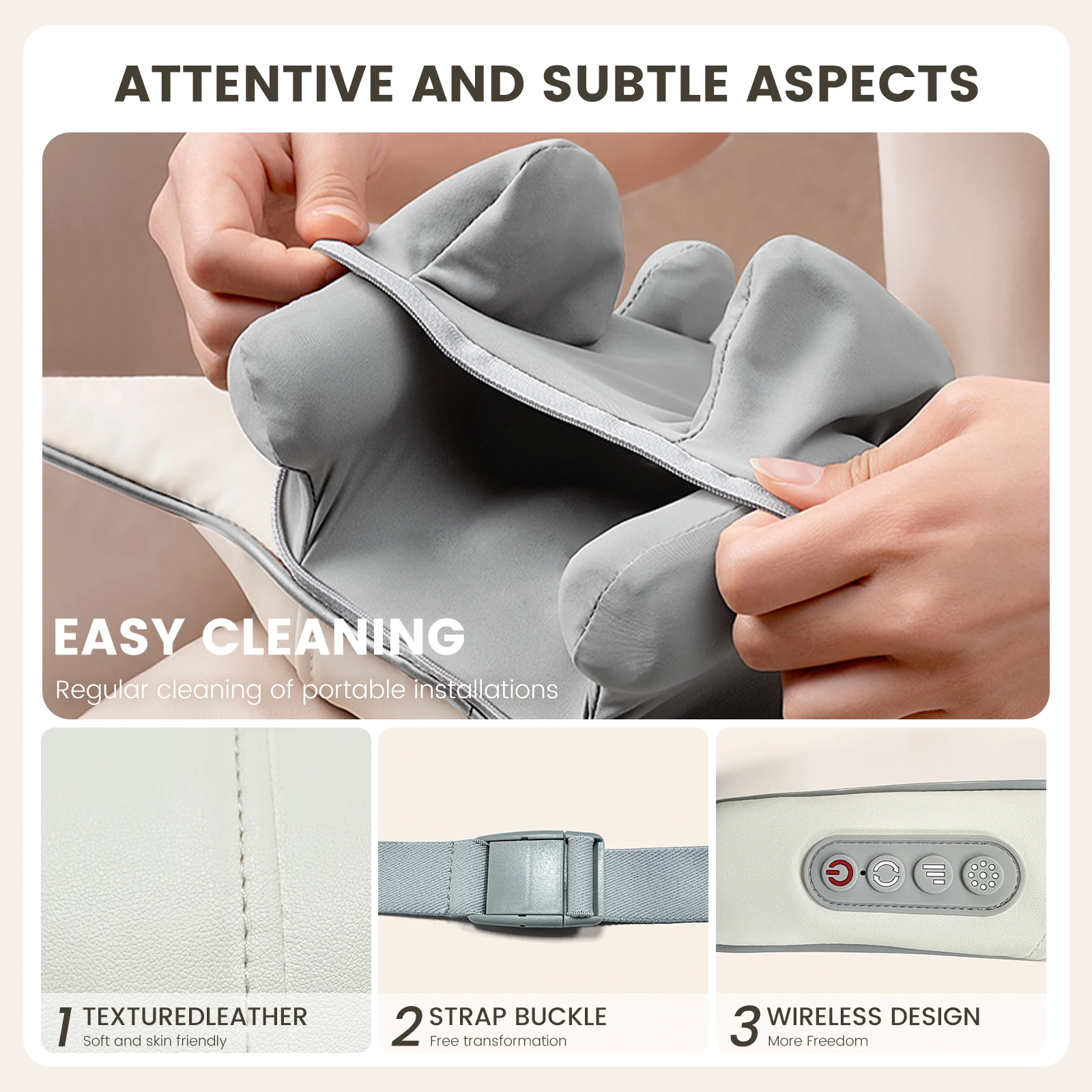 Sejoy P11 الرقبة مدلك الكتف الأنسجة العميقة شياتسو الظهر مدلك لتخفيف الآلام الكهربائية العجن ضغط العضلات تدليك