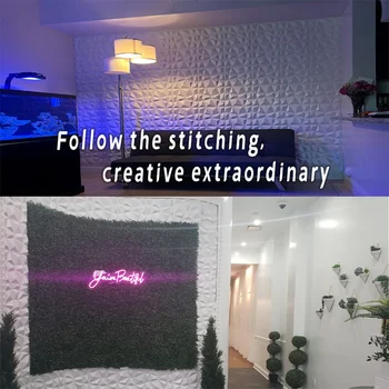 20 ks 3D nástěnné panely 30x30cm vnitřní nástěnná dekorace pro obývací pokoj, ložnici, hotel, kancelář, nástěnná malba s dlaždicemi, panely a formou 3D nástěnná samolepka 8 nejlepší prodej Měkký nástěnný panel - №7