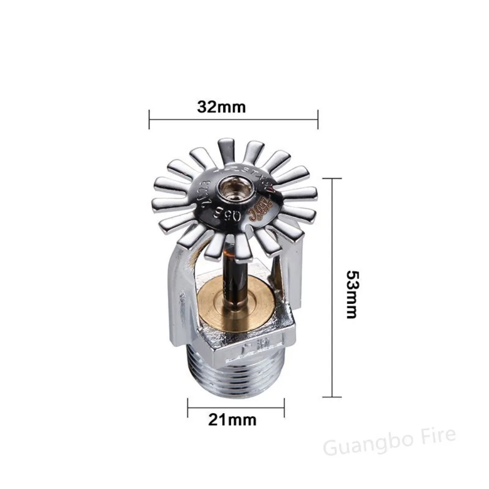 260℃ Fire Sprinkler Head DN15 High Temperature Resistant Spray Nozzle For Fire Extinguishing System Protection Equipment