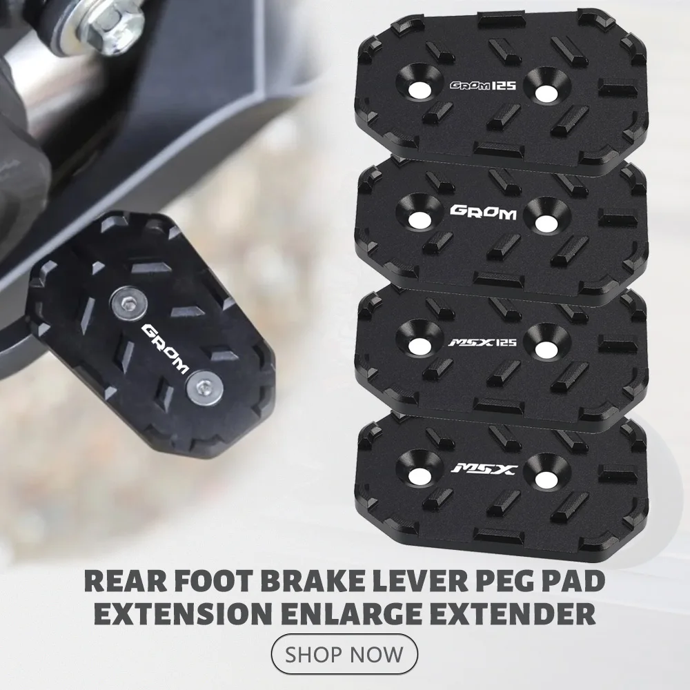 

Grom125 MSX125 SF MONKEY 125 2025 Anti Skid Pedal Brake Pedal Enlarger For Honda MSX 125 Grom 125 125SF Z125 MSX125SF 2013-2024