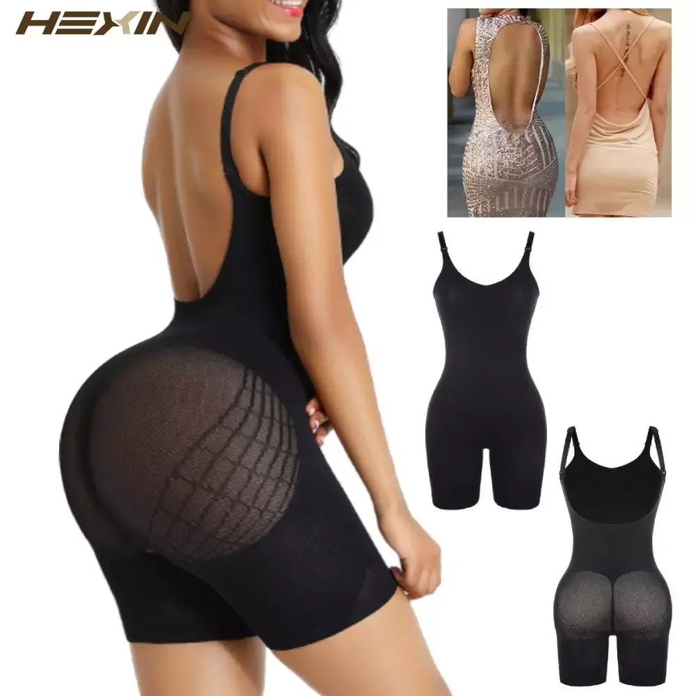 Colombianas Seamless Shapewear Tummy Control Corset Low Back Waist Shaper Panties Hip Enhancer