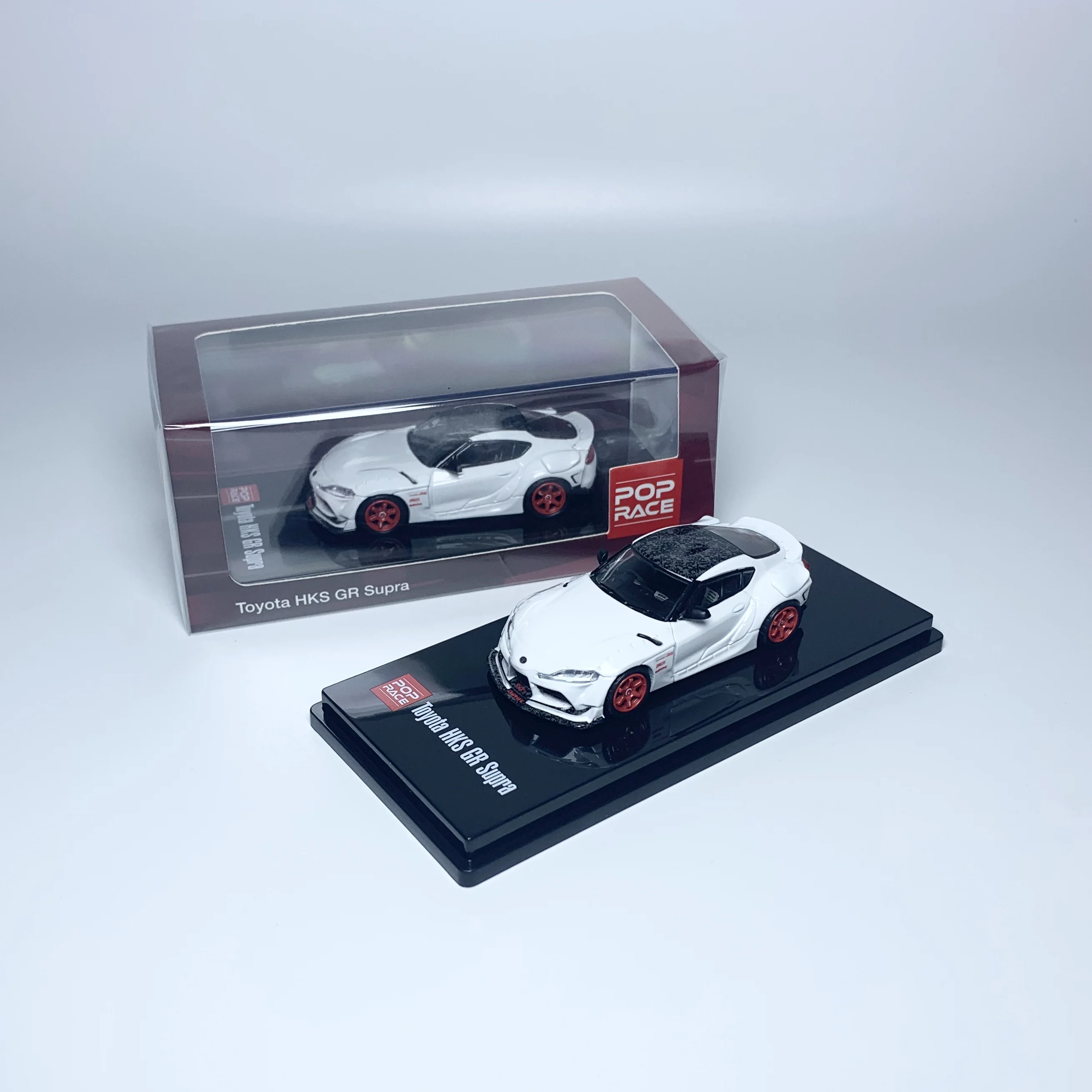 POP RACE 1:64  HKS GR Supra Collection alloy model pieces