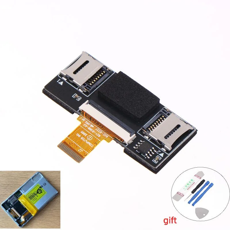 لبطاقة IFlash المزدوجة مايكرو SD محول آي بود كلاسيك 5th 30GB 5.5th 60GB 80GB 6th 80GB 160GB 6.5th 120GB 7th 7.5th 160GB IPC IPV