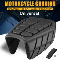 Funda de asiento con absorción de impacto 3D para motocicleta, cojín suave y cómodo, antideslizante, transpirable, accesorios para bicicleta eléctrica