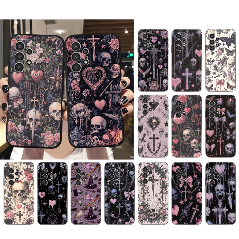 

Gothic Coquette Phone Case For Samsung Galaxy A15 A35 A55 A52 A53 A54 A33 A34 A25 A05S A16 A14 A05 A13 M15 M55 M35