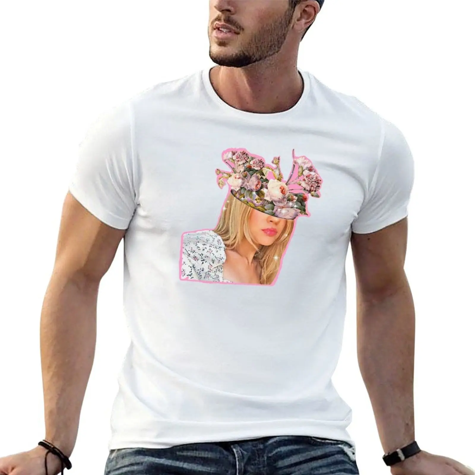 T-shirt décontracté à imprimé tendance « Blooming, Growing, Evolving »
