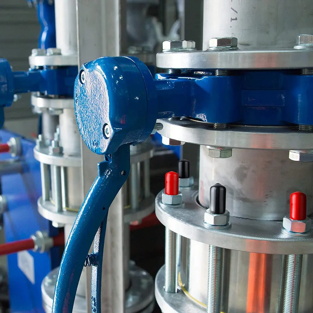 

PVC Round Tube Bolt Cap 20Pcs Rubber End Caps 19Mm ID PVC Round Tube Bolt Cap Cover Screw Thread Protectors Black