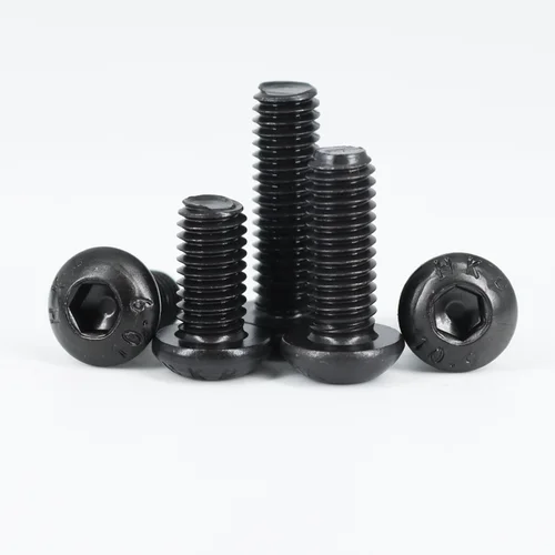 Imagen 2 del producto Kit de tornillos de cabeza de botón hexagonal 2510p M2 M2.5 M3 M4 M5 M6 negro 10,9 grado tornillos Allen pernos con arandelas de tuercas ISO7380