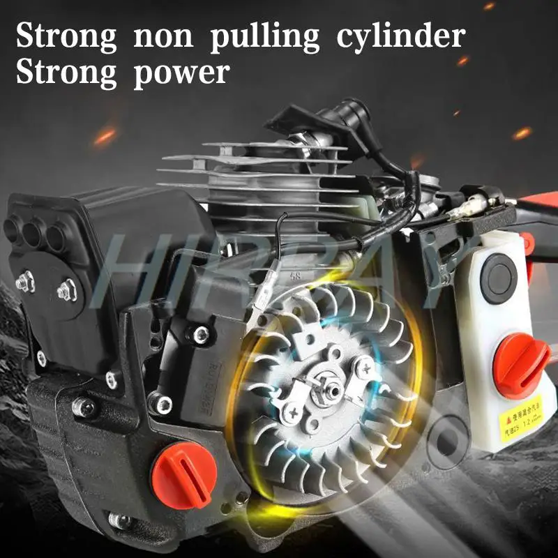 Gasoline Chainsaw 90CC High-power Chainsaw Petrol Chainsaw Wood Cutting Hand Tools Fuel-saving 98 Dual Cylinder