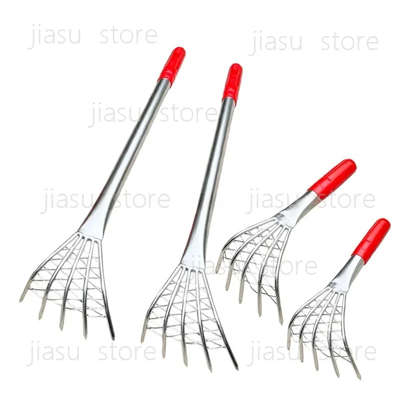

Stainless Steel Rake, Seaside Digging Clams, Aquatic Plants, Oysters, Razors, Sea Catching Tool Set, Net Pocket Multi-function