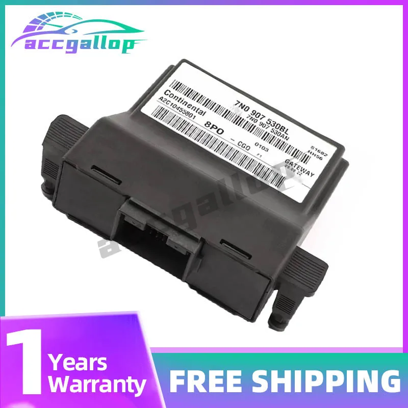 1Pcs New 7N0907530BL Gateway Control Unit Module For VW CC Eos Scirocco Passat Jetta Skoda Yeti Seat Alhambra 7N0 907 530BL