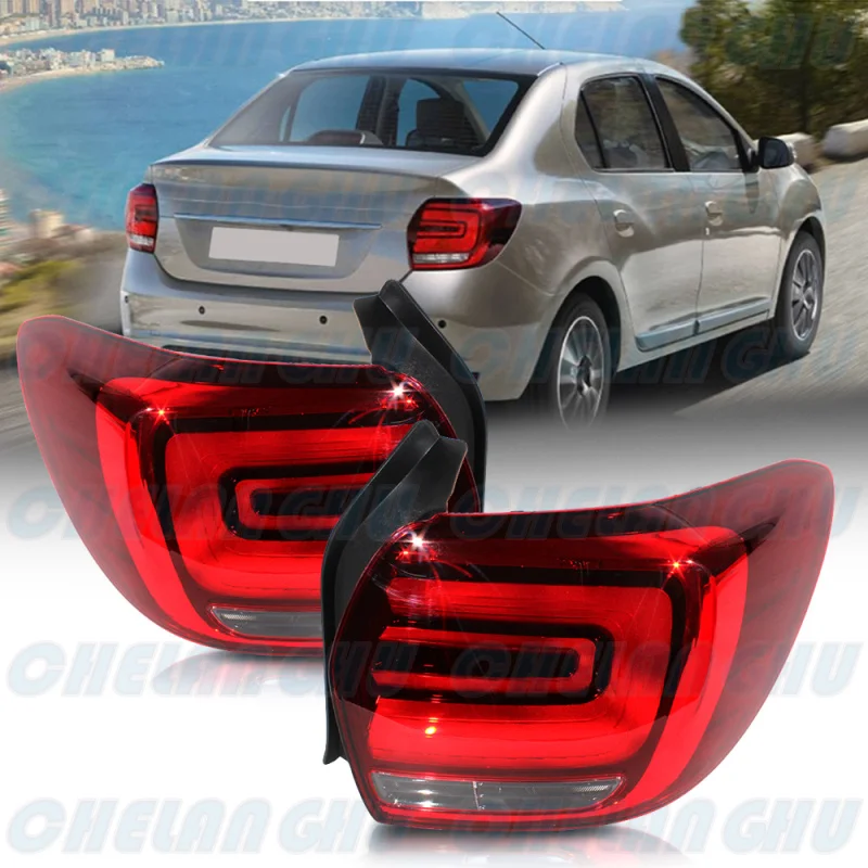 

Tail Light For Renault Symbol 2017 2018 2019 2020 2021 2022 2023 1 Pair Rear Lamp Brake Light Without Bulbs Car accessories