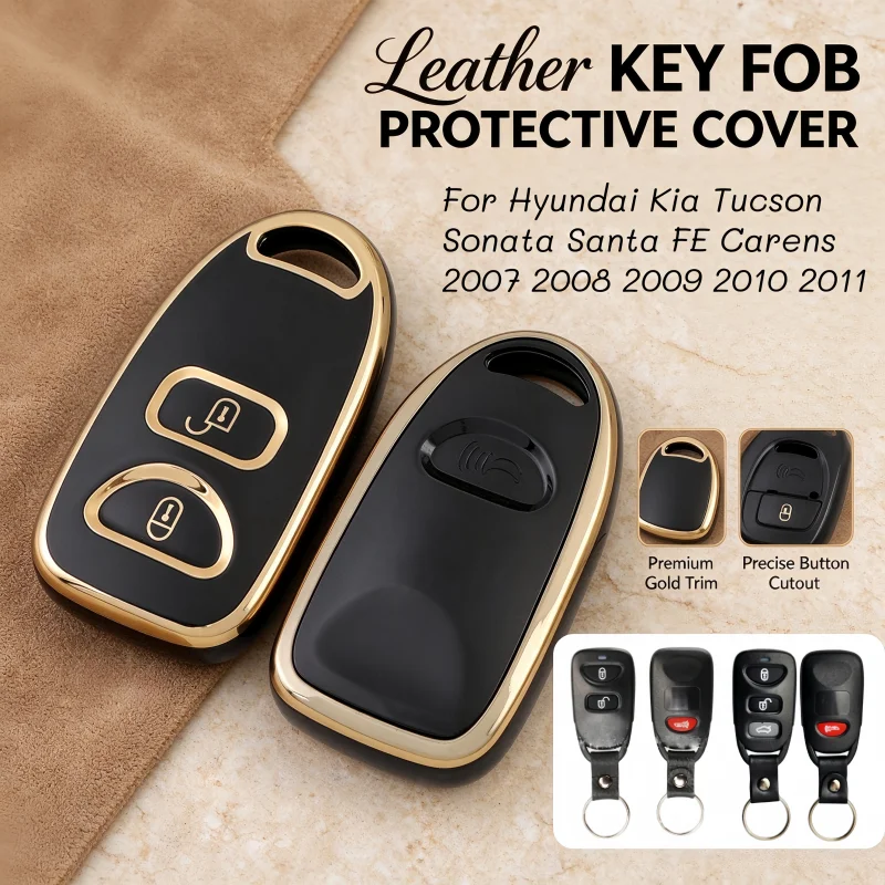2+1 2 3 4 Buttons for Hyundai Kia Tucson Sonata Santa FE Carens 2007 2008 2009 2010 2011 Car Remote Key Case Shell Fob Cover