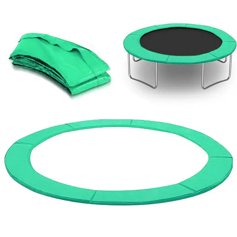 

Trampoline Spring Cover 6ft Trampoline Protective Cover No Holes For Pole Shock Absorption Trampoline Parts For Jumping Training