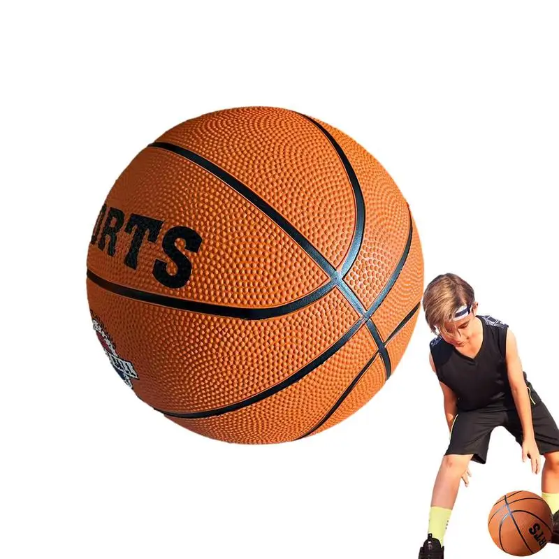 Basketball Outdoor Thickened High Density Basket Ball Wear-resistant Indoor Outdoor Basketball Sport Balls For Kids Youth School