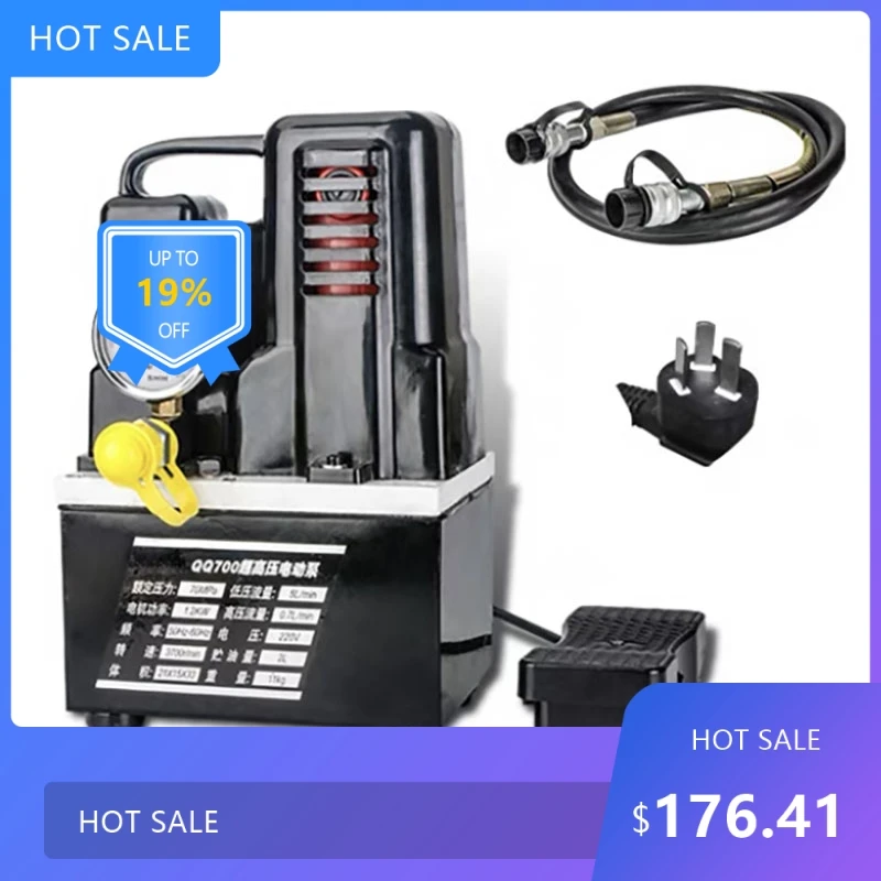 0728 70mpa Ultra-Small Portable Electric Hydraulic Pump Electric Pump Hydraulic Oil Pressure Pump  220v QQ-700 pres