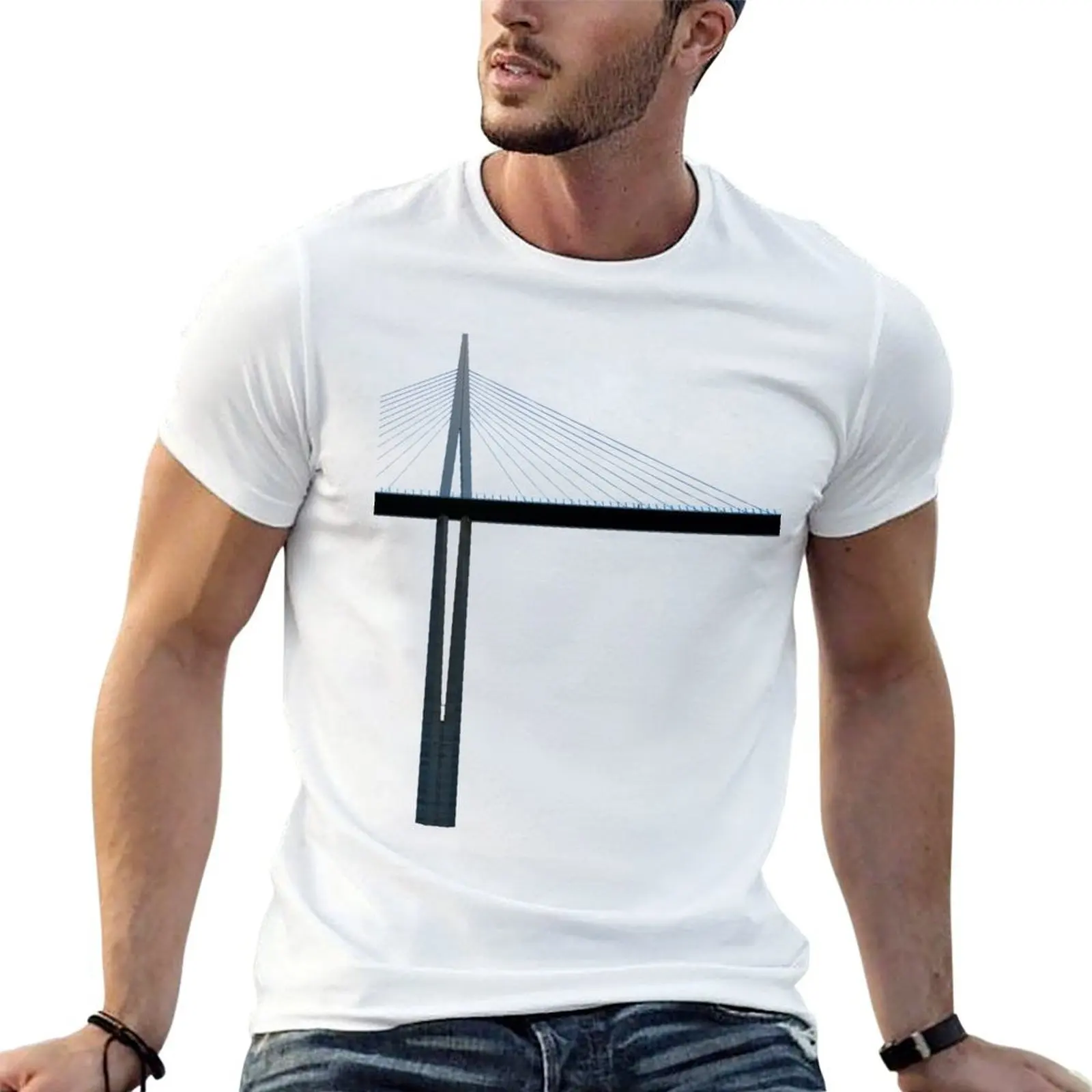 

Bridge structures Viaduct France / Swiss Artwork Photography T-Shirt funny t shirts man T-Shirt