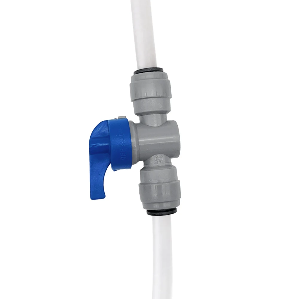 KegLand Duotight 9.5mm/3/8 Ball Valve Shut Off  Plastic Quick Connect Pipe Hose Connector Beer Tube Push-in Fittings Joints