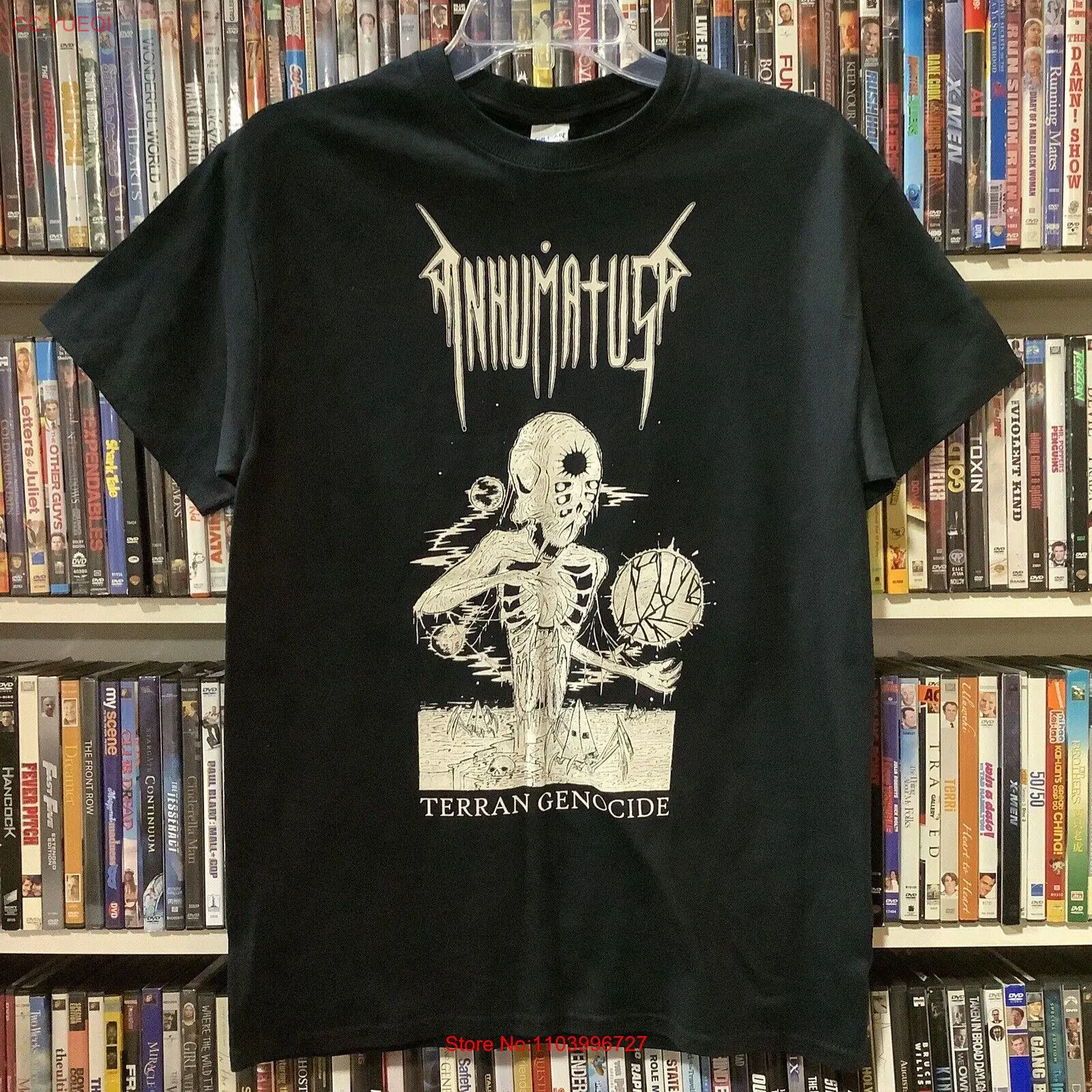 Inhumatus: Terran Genocide Death Metal Band T-Shirt - Size M