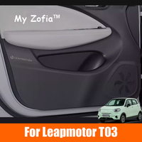 For Leapmotor T03 2023 2024 2025 Car Door Anti-kick Sticker Mat Side Door Glove box Anti-scratch Protective Stickers Accessories