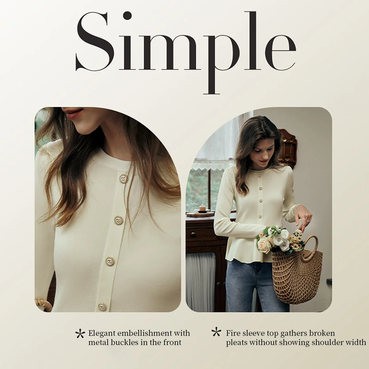 OLrain French Elegant Sweaters for Woman 2025 Autumn O-neck Slim Fit Pullovers Solid Long Sleeve Knitted Female Tops O57QM66599