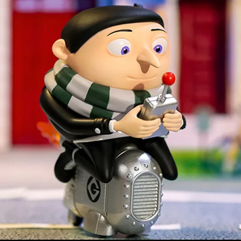 Pop mart minions montagem série caixa cega genuína acho saco decoração de mesa bonito modelo presente menina saco cego brinquedos anime figura