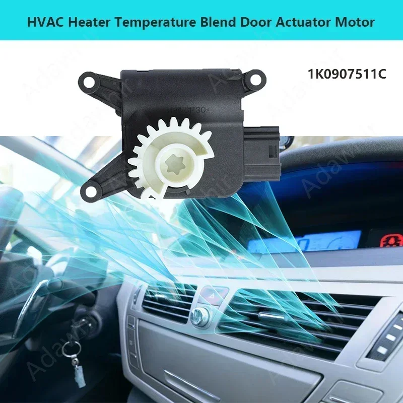 

For 2005-2014 Volkswagen AUDI HVAC Heater Blend Door Actuator OEM 1K0907511C