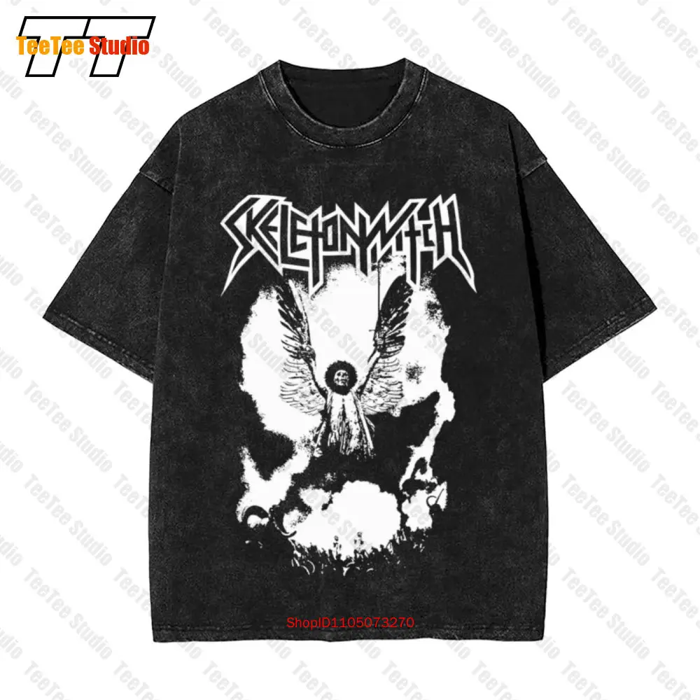 Skeletonwitch (Conquérateur) T-shirt surdimensionné vintage CQA1