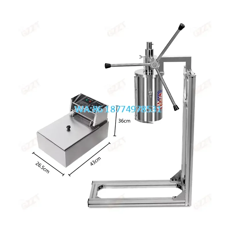Wmwmnu for Automatic Commercial Fryer Churros Factory Churros Maker Spain Twisted Dough strips Churros Frying
