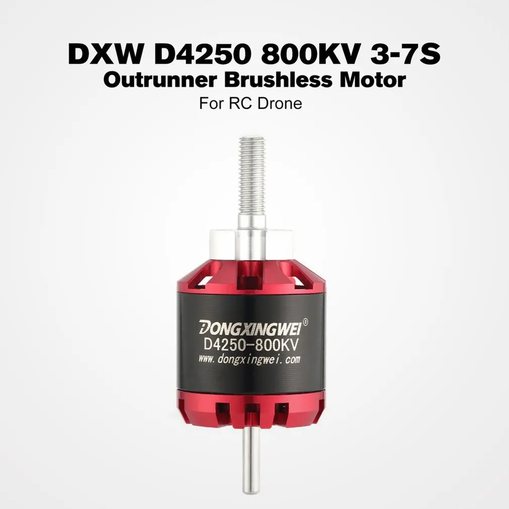 Hot DXW D4250 800KV 3-7S Brushless Motor For RC FPV Fixed Wing Drone Airplane Parts Aircraft Quadcopter Multicopter Accessories