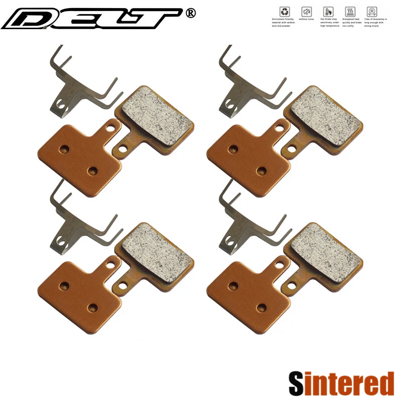 

DELT 4 пары велосипедных дисковых тормозных колодок для SHIMANO B01S MT200 MT400 M375 395 416 445 446 485 486 515 525 T615 спеченная часть