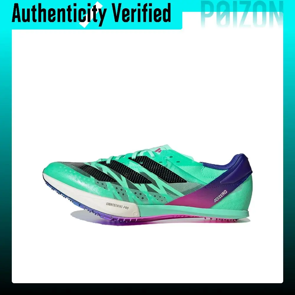 Adidas ADIZERO PRIME SP 2 Low top Carbon Plate Trail Running Sprint Running Shoes Unisex Green Blue ID1736