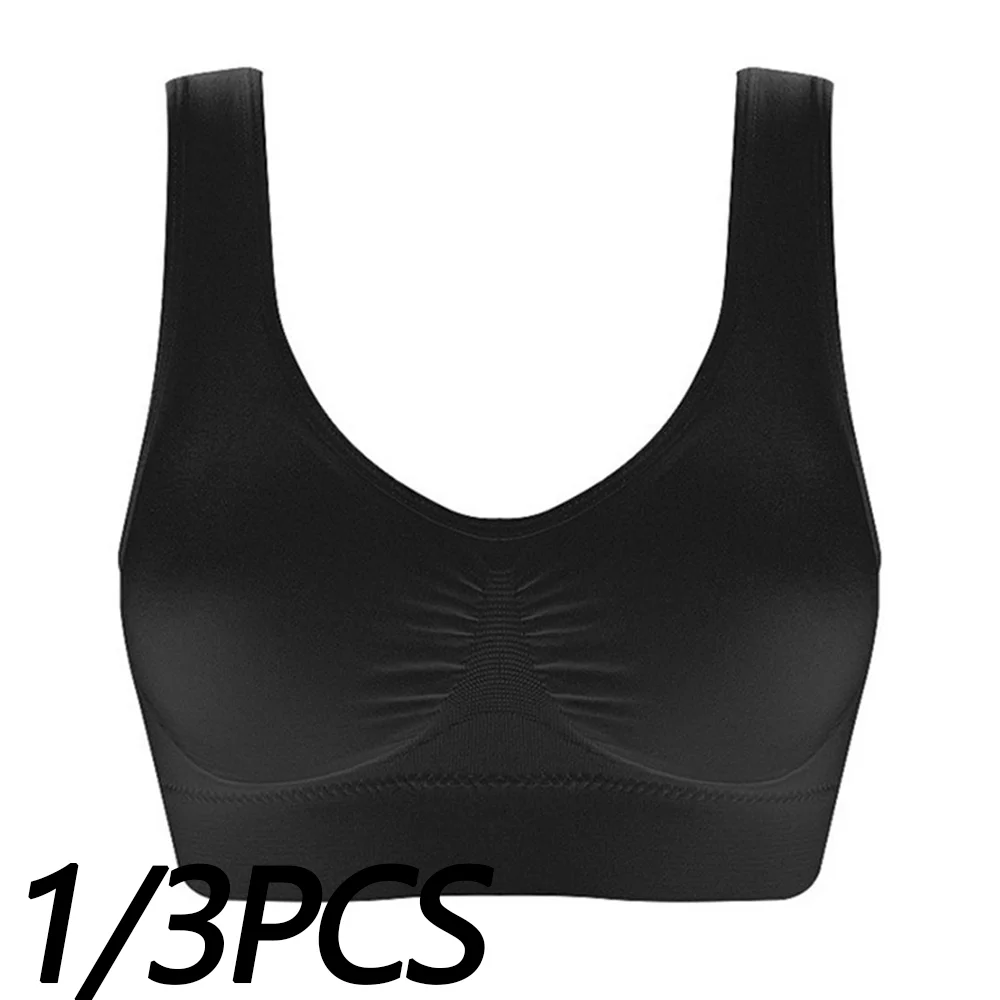 Damski biustonosz bezszwowy dla kobiet Crop Top Czarny pionowy pasek Oddychający biustonosz sportowy Fitness Tube Tops Bielizna do jogi Biustonosz sportowy