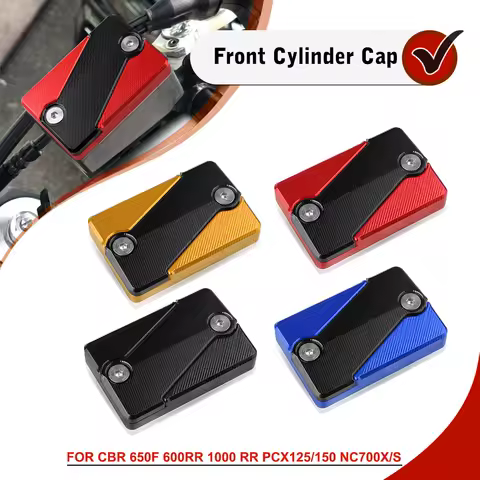 FOR HONDA CBR650F CBR600RR CBR1000RR CB500F CB300F CB400 ADV150 PCX 125/150 NC700X/S Front brake Fluid Reservoir Cap Cover