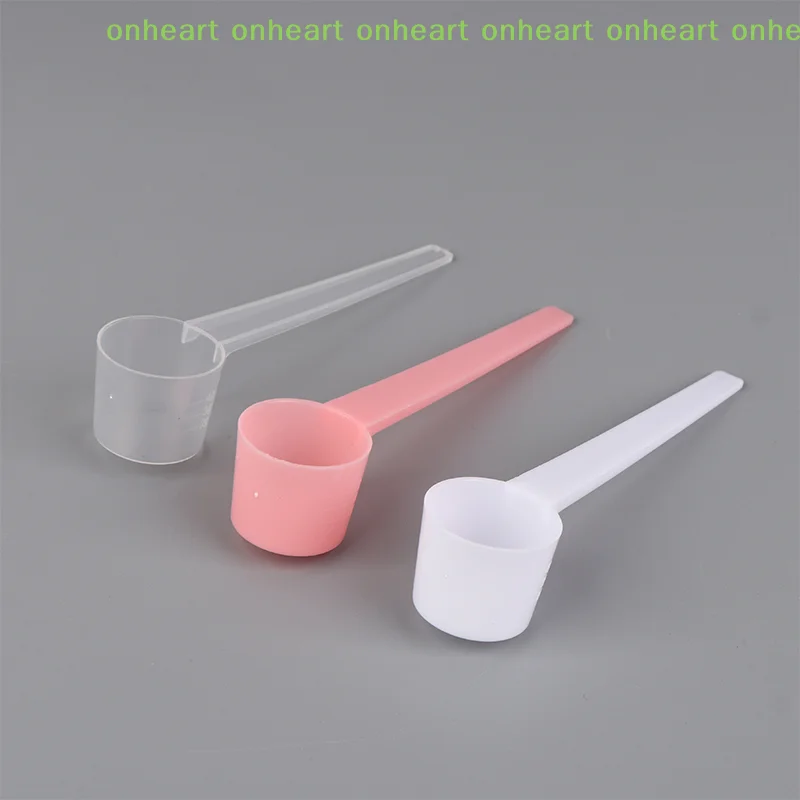 [C]10Pcs 5g Measuring Spoons Coffee Protein Milk Powder Scoop Home Kitchen Gadgets DIY Plastic Measuring Spoon