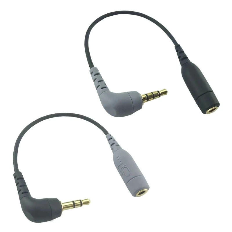 Microphone Connectors Cord, 3.5mm to TRRS Microphone Cable Adaptor for SC3/SC4 Microphone Improve Sound Quality